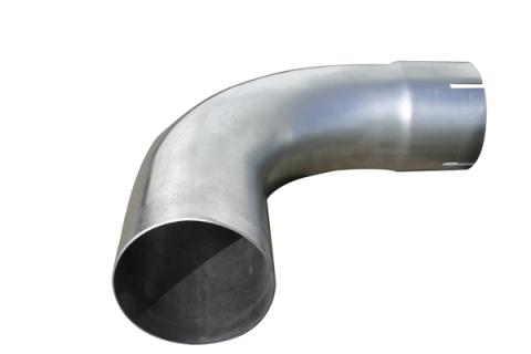 Exhaust Pipe Elbow 90 Degree L Bend 3 Inch Aluminized Performance Exhaust Elbow Diamond Eye