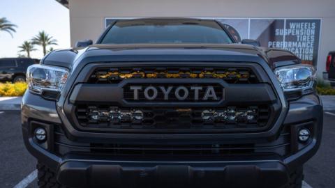 16-23 Tacoma Behind The Grille Dual 10 Inch LED Light Bar Mount SDHQ Offroad