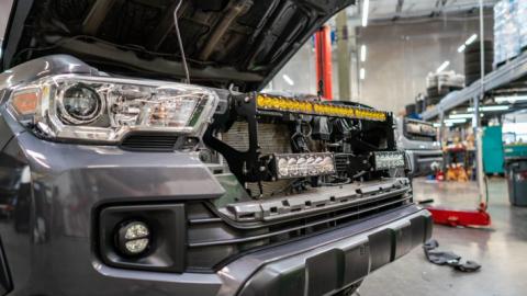 16-23 Tacoma Behind The Grille Dual 10 Inch LED Light Bar Mount SDHQ Offroad