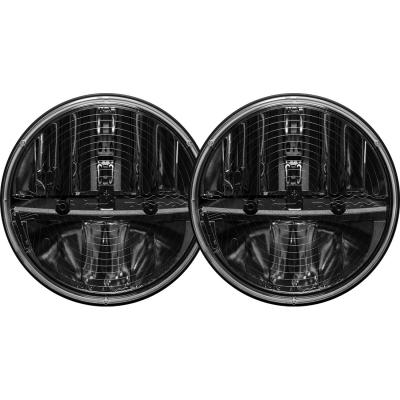 7 Inch Round Heated Headlight With H13 To H4 Adaptor Pair RIGID Industries