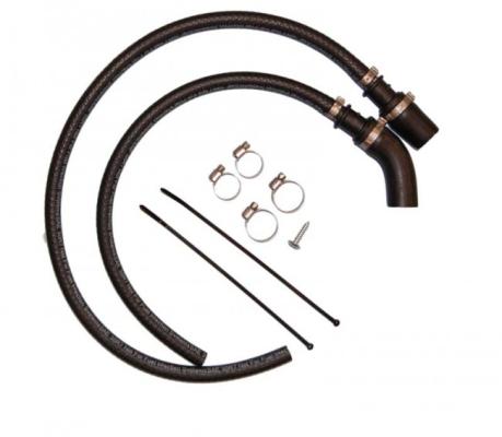 Billet Black Aluminum Oil Catch Can Tank Kit with Pre Made Hose Assemblies 09-14 Clubman 11-14 Hatchback 12-15 Coupe 12-15 Convertible 12-15 Roadster M7 Speed