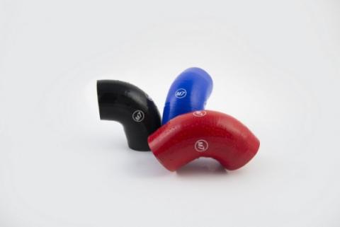 Gen 2 High Flow Intake System Black Powdercoated Aluminum HSG Red 8 Ply Cotton Filter Red Silicone Elbow M7 Speed