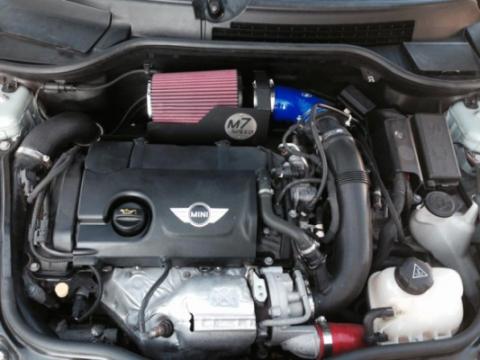 Gen 2 High Flow Intake System Black Powdercoated Aluminum HSG Red 8 Ply Cotton Filter Green Silicone Elbow M7 Speed