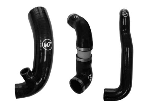 High Flow Intake & Intercooler Hose Kit Fits all R55 - R59 S Turbo Cars N14 Only Black M7 Speed