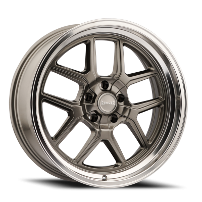 Ridler Wheels Aluminum Wheels 610 G 20x8.5 Grey Polished Lip 5 On 114.3 Bolt Pattern Offset