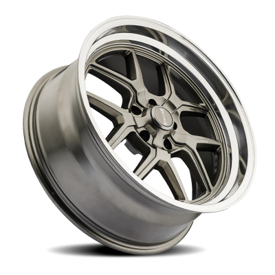 Ridler Wheels Aluminum Wheels 610 G 20x8.5 Grey Polished Lip 5 On 114.3 Bolt Pattern Offset