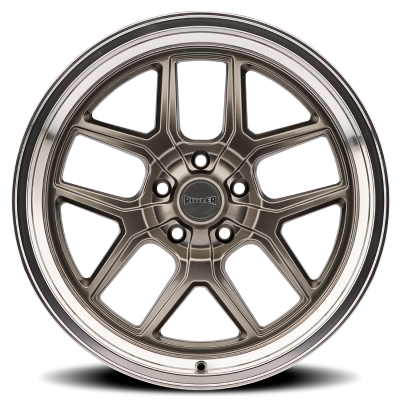 Ridler Wheels Aluminum Wheels 610 G 20x8.5 Grey Polished Lip 5 On 114.3 Bolt Pattern Offset