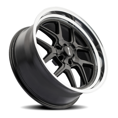 Ridler Wheels Aluminum Wheels 610 MB 17x8 Matte Black Polished Lip 5 On 114.3 Bolt Pattern Offset