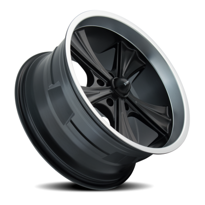 Ridler Wheels Aluminum Wheels 651 MB 20x8.5 Matte Black Machined Lip 5 On 114.3 Bolt Pattern 0 Offset