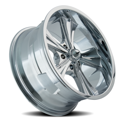 Ridler Wheels Aluminum Wheels 651 CH 18x8 Chrome 5 On 120.65 Bolt Pattern 0 Offset