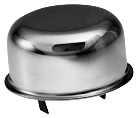 Engine Oil Breather Cap Push-On Style Fits 1.82 Hole No Logo Chrome Proform