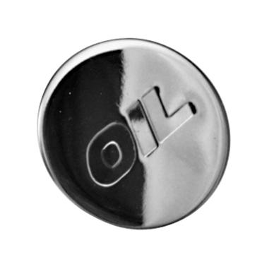 Engine Oil Filler Cap Chrome Steel Push-In Style Fits 1-1/4Inch Diameter Hole Proform