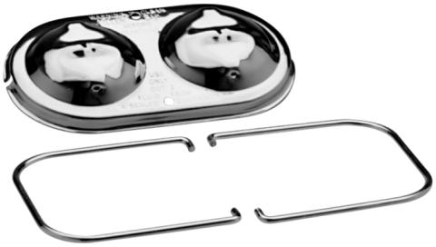 Master Cylinder Cover Double Clip Bail For Power Disc Brakes 3 X 5-3/4 Inch Proform