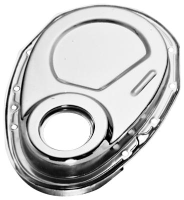 Timing Chain Cover Chrome Steel Fit SB Chevy 69-91 Crankshaft Seal Included Proform
