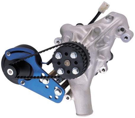 Engine Water Pump Drive Kit Universal Model Blue Anodized 12 Volt Proform