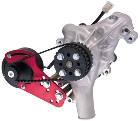 Engine Water Pump Drive Kit Universal Model Red Anodized 12 Volt Proform