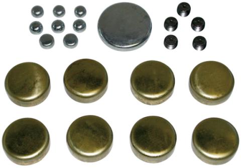 Brass Freeze Plug Kit For Chrysler 318-360 Engines All Sizes Needed Included Proform