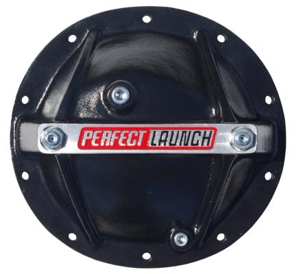 Differential Cover Perfect Launch Model Fits GM 10 Bolt 8.2/8.5 Alum Black Proform