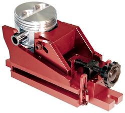 Engine Piston Vise Heavy Duty Multiple Angle Fits Up To 4.6 Inch Diameter Engine Pistons Billet Aluminum Red Anodized Proform