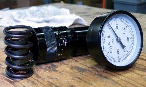 Engine Valve Spring Tester With Micrometer Combo Mini Vise or Arbor Use 0-600 LB Range Proform