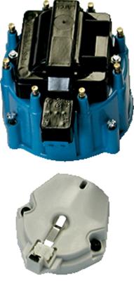 Engine Distributor GM HEI Coil Cap and Rotor Kit Blue Cap Proform