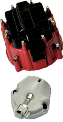 Engine Distributor GM HEI Coil Cap and Rotor Kit Red Cap Proform