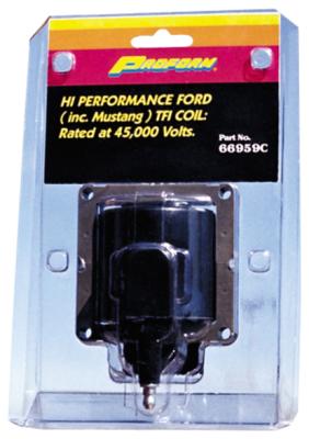 Engine Ignition Coil Ford Mustang TFI E-Core Style 45000 Volt Black Proform