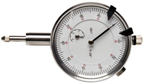 Dial Indicator Universal 0-.250 Inch Range No Base or Mounting Device Included Proform