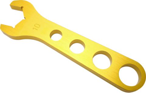 Aluminum AN Hex Wrench 10AN 1 Inch Size Fittings Gold Anodized Aluminum Proform
