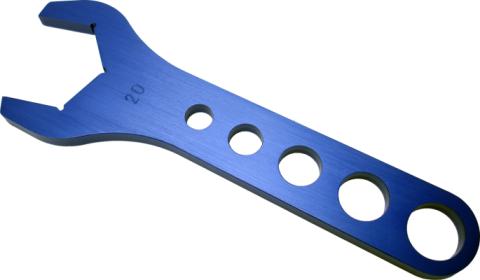 Aluminum AN Hex Wrench 20AN 1-3/16 Inch Fittings Dark Blue Anodized Aluminum Proform