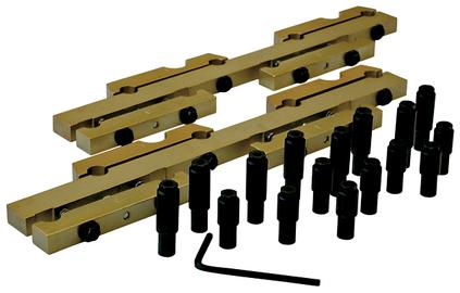 Engine Rocker Arm Stud Girdles Aluminum For BB Chevy 7/16 Stud Sold as Pairs Proform