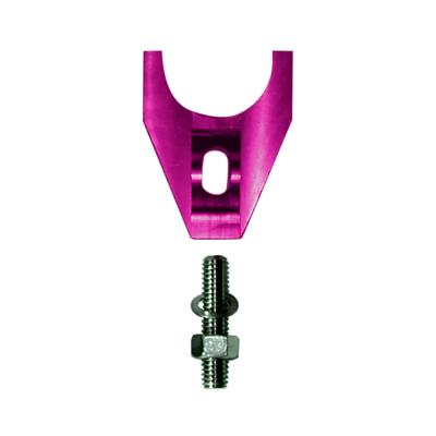 Engine Distributor Clamp Heavy Duty Red Finish Fits Chevy V8/V6 Engines Proform