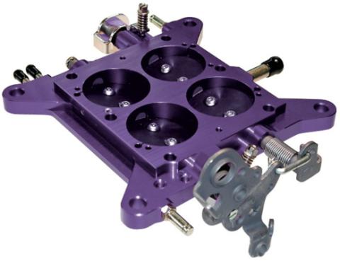 Carburetor Throttle Base Plate 4150 Model 650/700/750/800 CFM Mech. Sec. Carb Billet Aluminum Proform