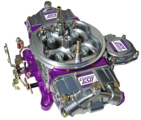 Engine Carburetor Race Series Model 650 CFM Vacuum Secondaries Proform