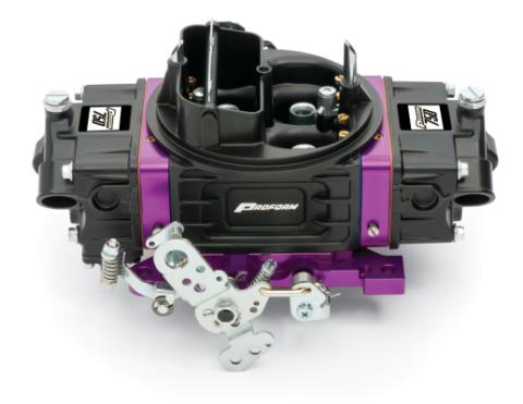 Black Street Series Carburetor 750 CFM Mechanical Secondary Black/ Purple Proform