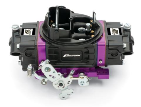 Black Street Series Carburetor 850 CFM Mechanical Secondary Black/ Purple Proform