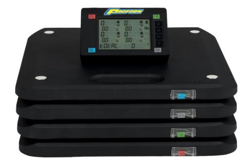 Slim Wireless Vehicle Scale System 7,000LB Capacity 1,750LB Per Pad Rating Includes 4 Pads Proform