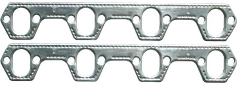 Engine Header Gasket Set Small Block Ford Aluminum Material Round Port Pair Proform