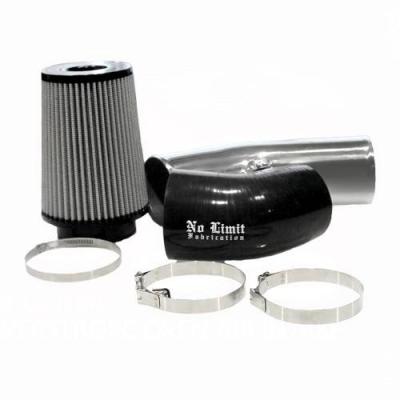 6.7 Powerstroke Cold Air Intake Black Dry Filter No Limit Fabrication