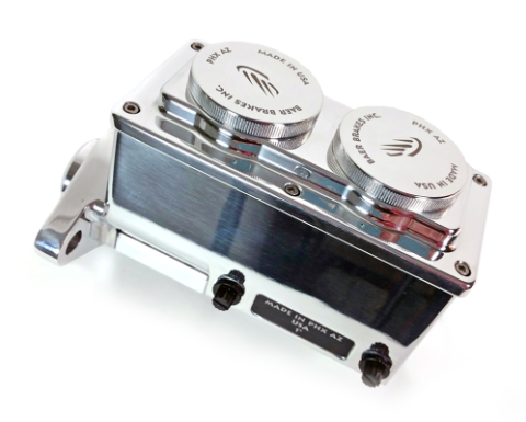 Brake Master Cylinder Remaster Polished Right Port 1 Inch BAER Brakes