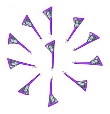 No-Mess Funnel Refill Bonus Pack 11 Pieces Of Proform Part #68068 With 1 Free Unit This Is a Refill Package For Proform Part #68071 P.O.P. Clip-Strip Display Sold As One Set of 12 Pieces Proform