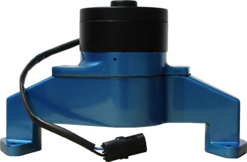Electric Engine Water Pump Aluminum Blue Powder Coat Fits BB Chevy Engines Proform