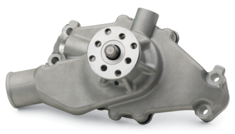 Engine Water Pump Mechanical Short Style High Flow Model Satin SB Chevy Proform