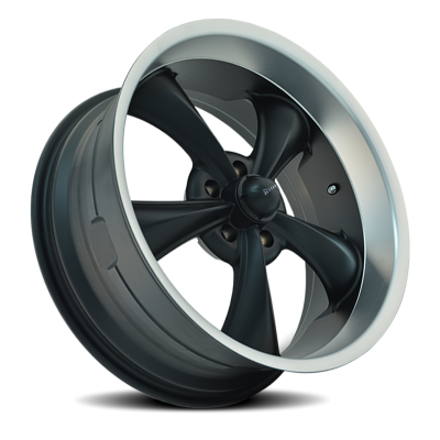 Ridler Wheels Aluminum Wheels 695 MB 17x7 Matte Black Machined Lip 5 On 114.3 Bolt Pattern 0 Offset