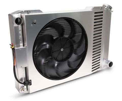 Slim-Fit Radiator System Universal GM Style 23.0 Inch Core Manual Transmission Proform