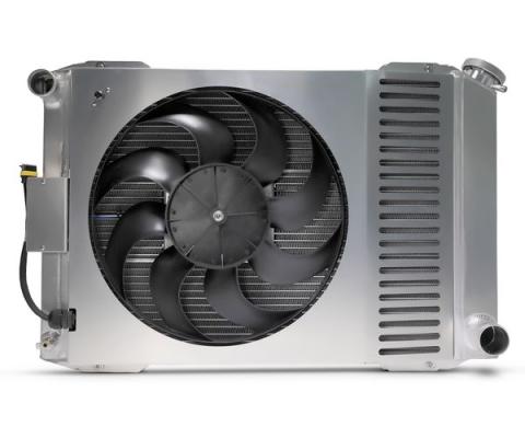 Slim-Fit Radiator System Universal GM Style 23.0 Inch Core Manual Transmission Proform