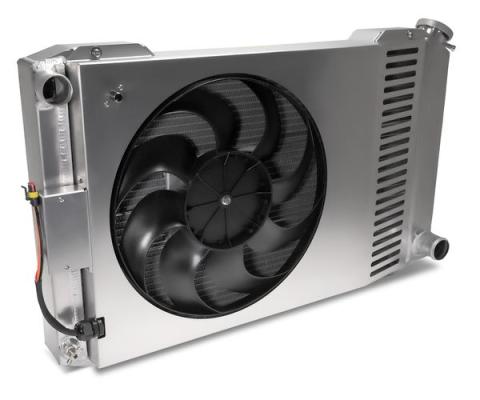 Slim-Fit Radiator System Universal GM Style 26.0 Inch Core Manual Transmission Proform