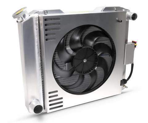 Slim-Fit Radiator System Universal Ford Style 17.0 Inch Core Manual Transmission Proform