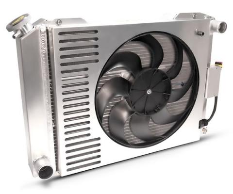 Slim-Fit Radiator System Universal Ford Style 21.0 Inch Core Manual Transmission Proform