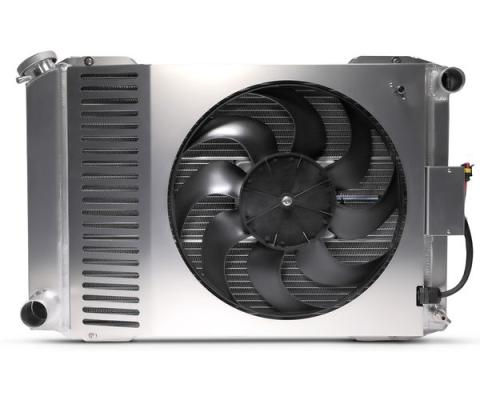 Slim-Fit Radiator System Universal Ford Style 23.0 Inch Core Manual Transmission Proform